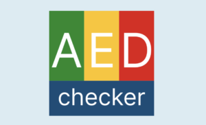 Logo AED Checker applicatie