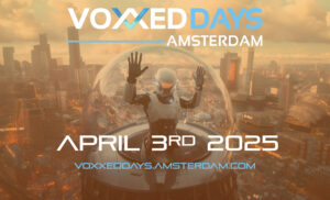 Annoucement of the Voxxed Days Amsterdam on April 3th 2025